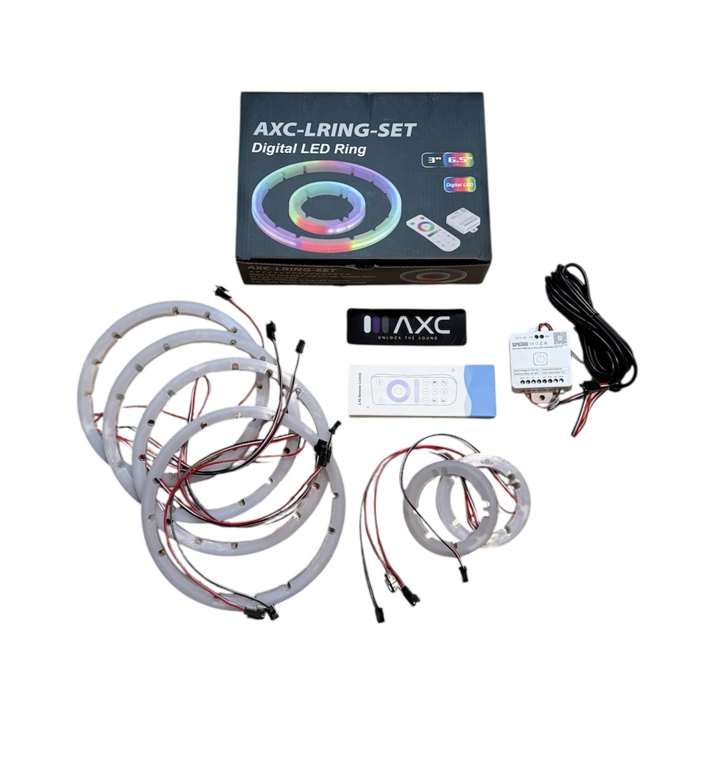 Audio Xtreme Code AXC-LRING-SET 4pc 2 tweeter LED LIGHTING